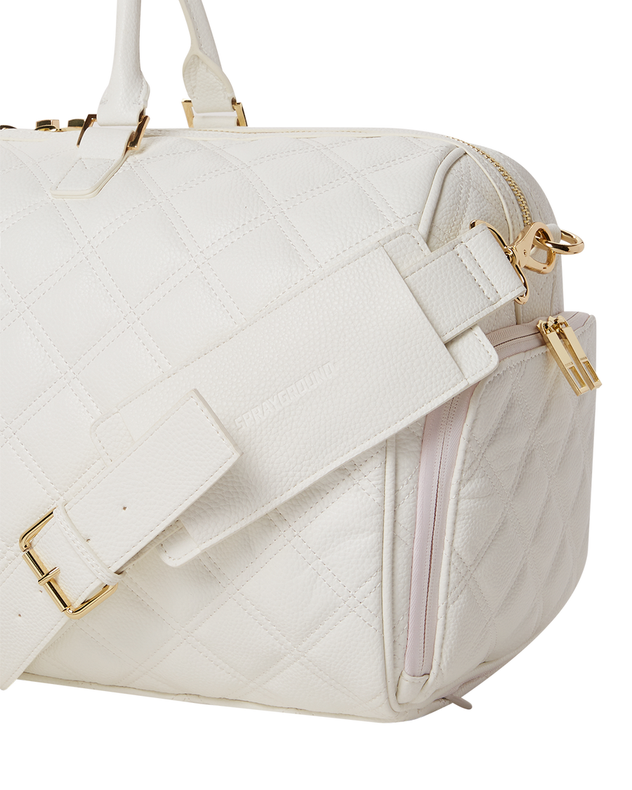 RIVIERA LE BLANC GOLD CHAIN SHARK DUFFLE