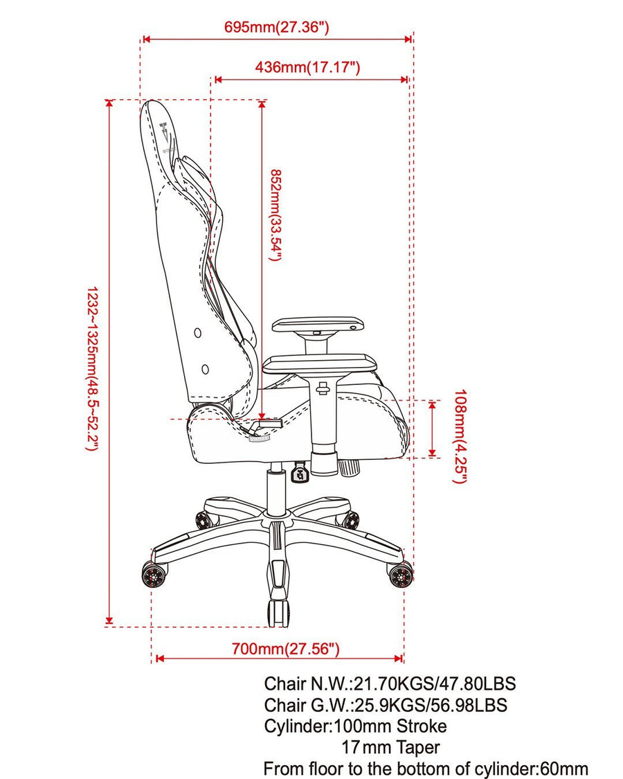 SG OG GAMING CHAIR (VEGAN LEATHER)