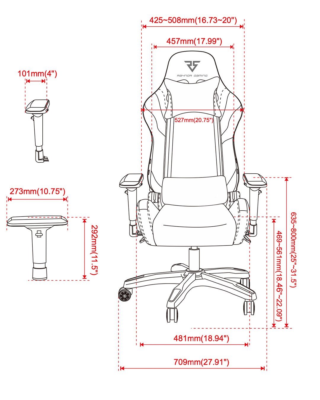 SG OG GAMING CHAIR (VEGAN LEATHER)