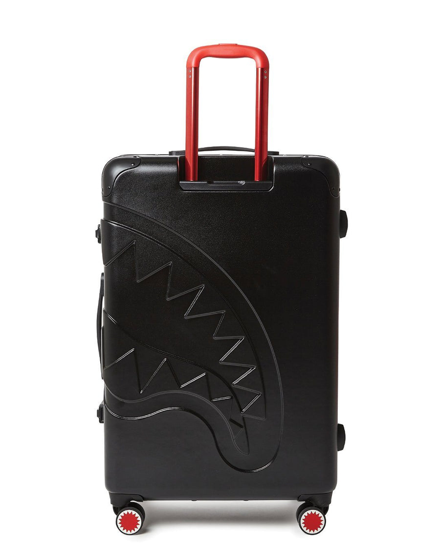 SPRAYGROUND- SHARKITECTURE (BLACK) 29.5” FULL-SIZE LUGGAGE LUGGAGE