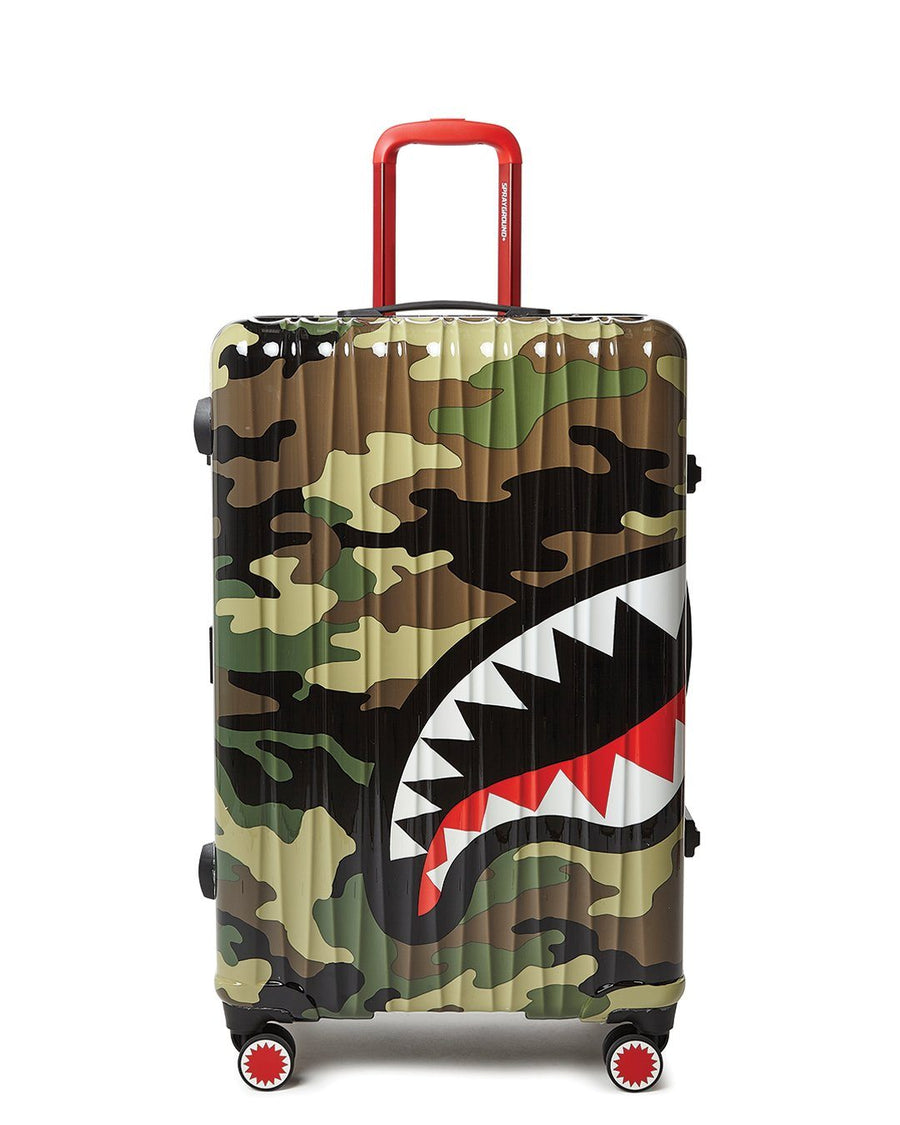 SPRAYGROUND- SHARKNAUTICS (CAMO) 29.5” FULL-SIZE LUGGAGE LUGGAGE