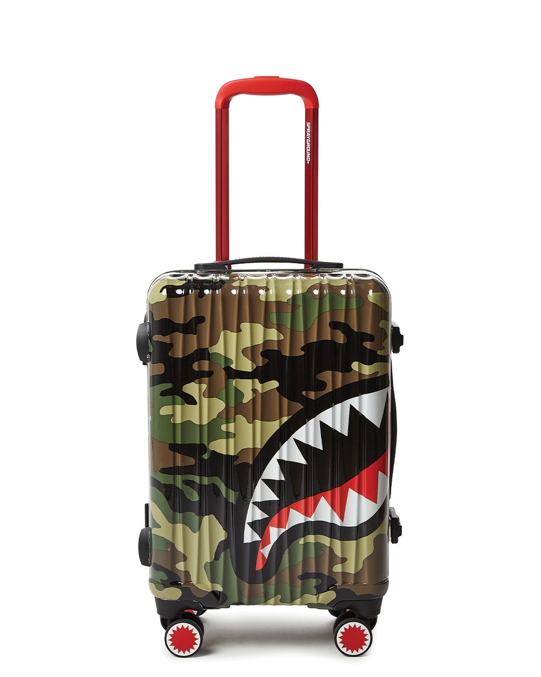 SPRAYGROUND- SHARKNAUTICS (CAMO) 21.5” CARRY-ON LUGGAGE LUGGAGE