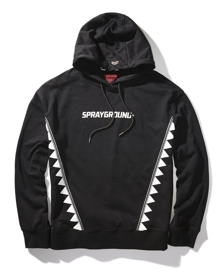 VERTICAL TRIBE HOODY (BLACK)