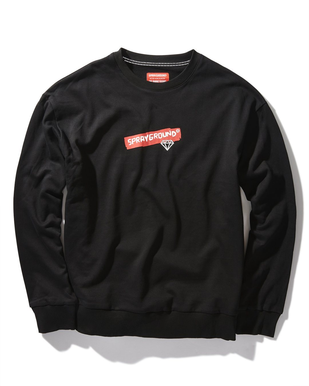 SPRAYGROUND DIAMOND CREWNECK (BLACK)