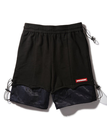 BLACK AND BLUE SHORTS