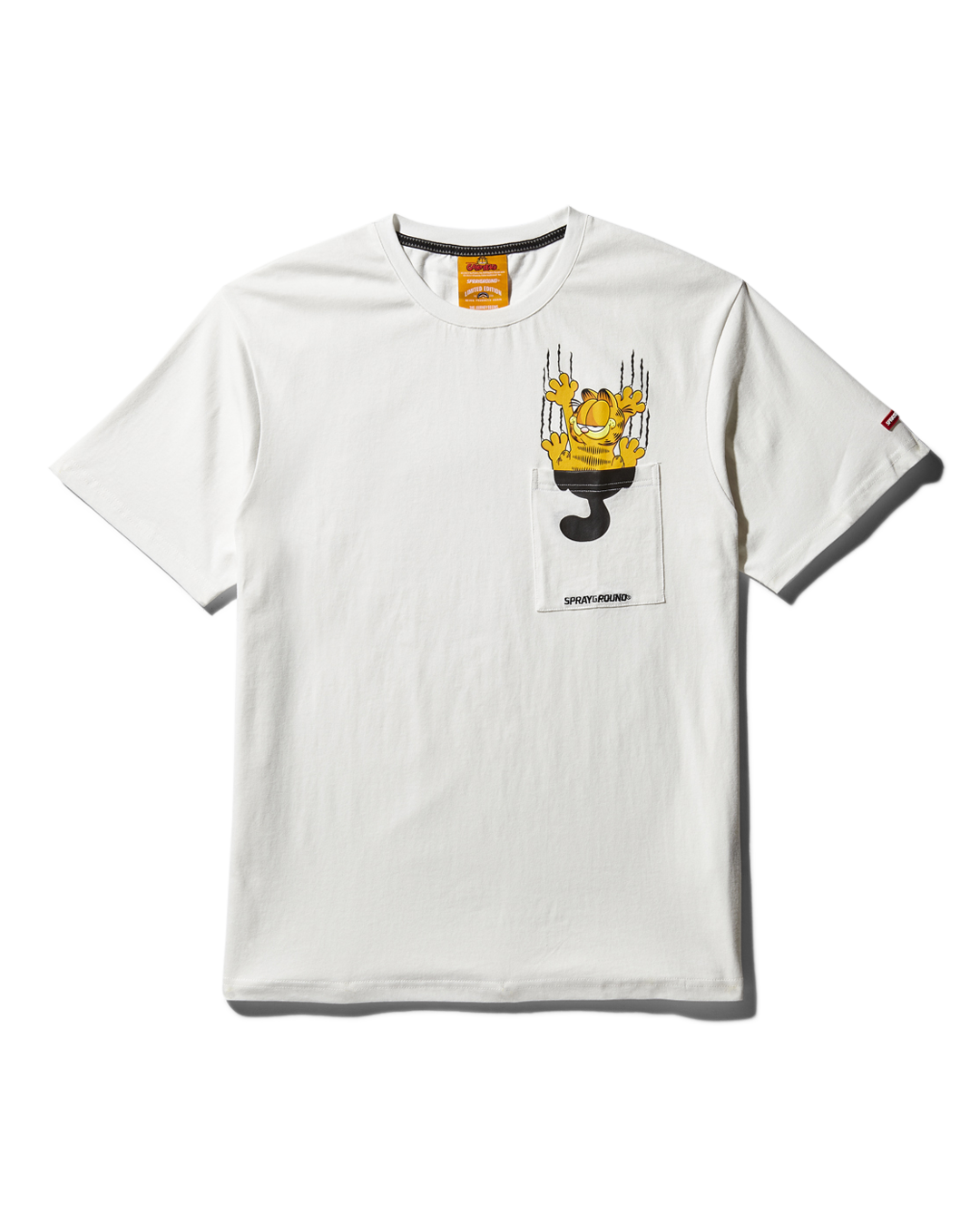 GARFIELD MONEY CLAWS T-SHIRT (WHITE)