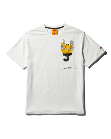 GARFIELD MONEY CLAWS T-SHIRT (WHITE)