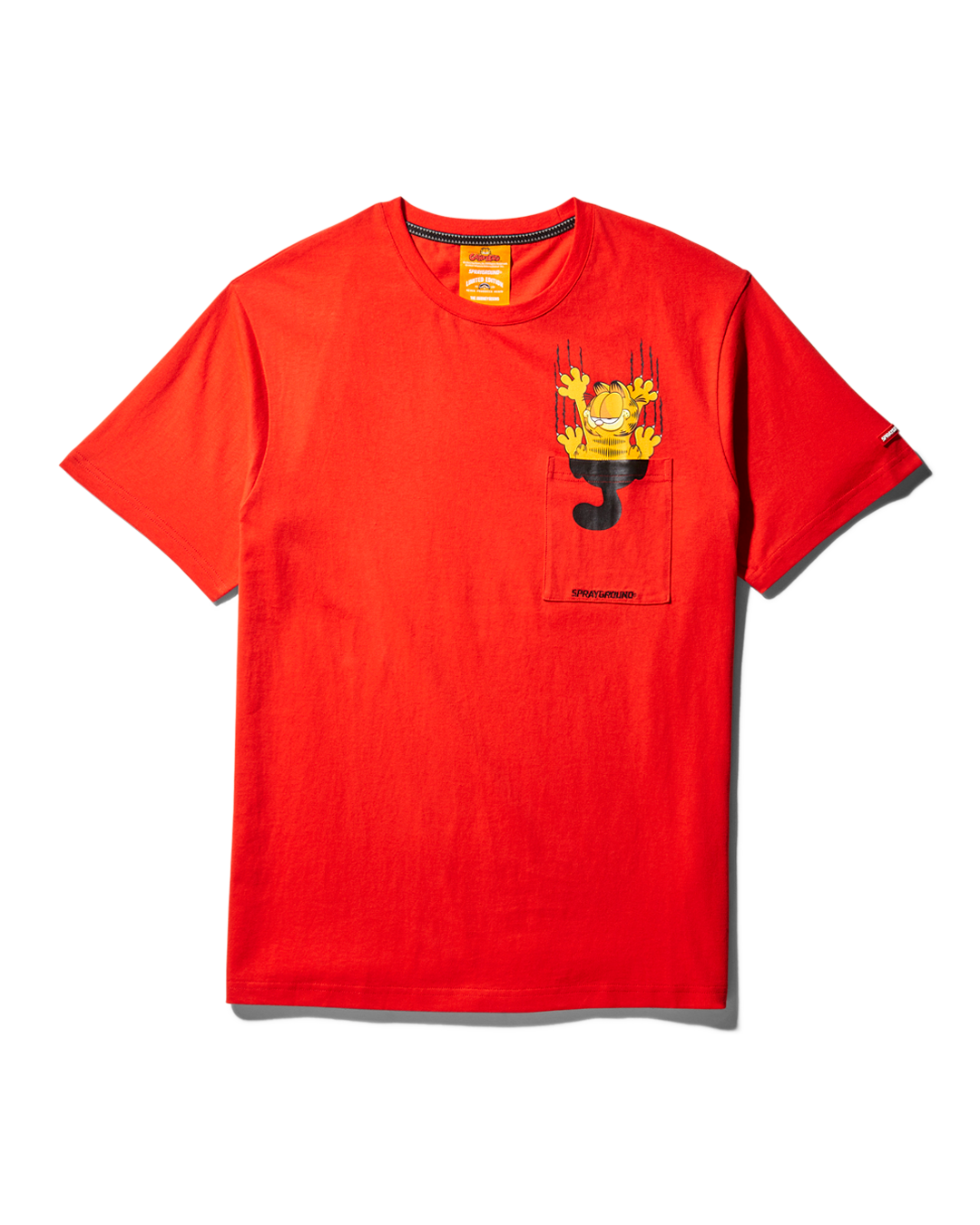 GARFIELD MONEY CLAWS T-SHIRT (RED)