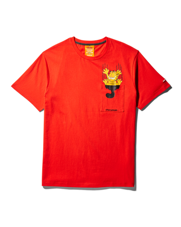 GARFIELD MONEY CLAWS T-SHIRT (RED)