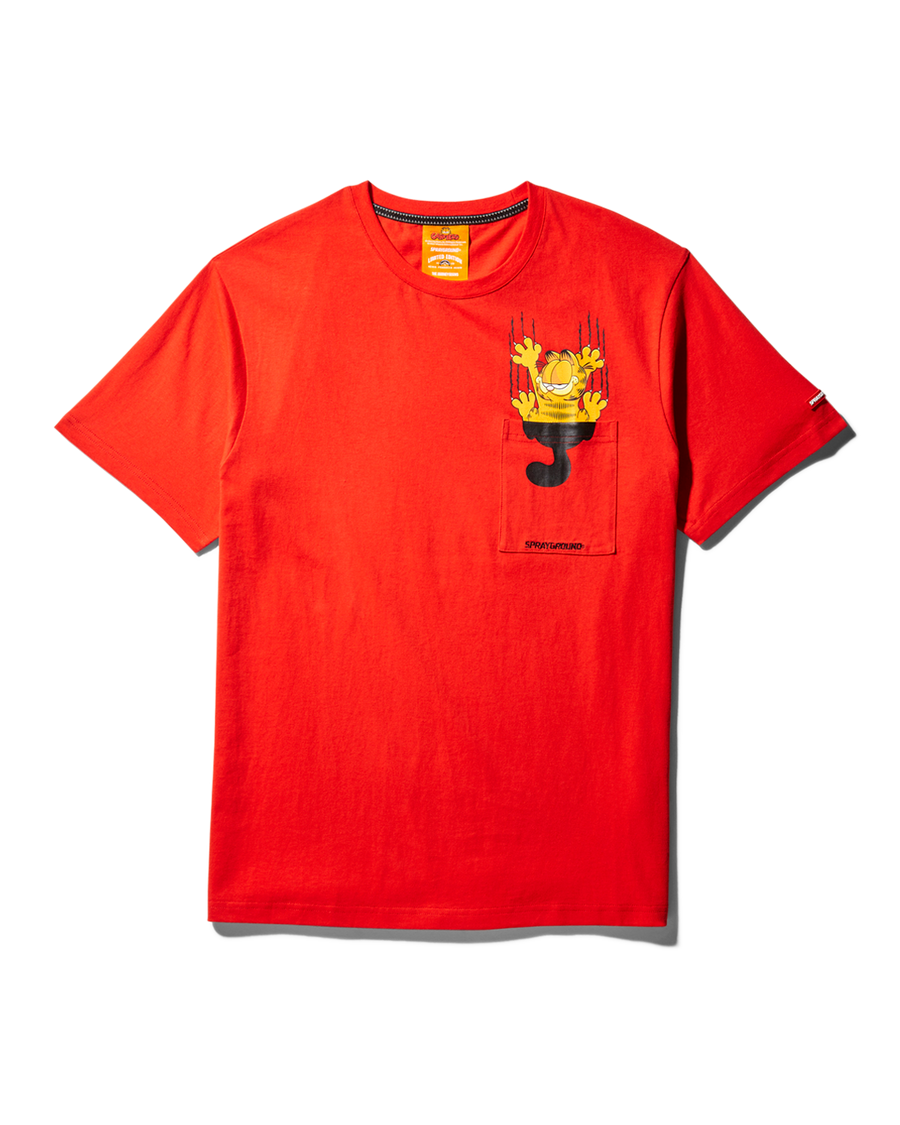 GARFIELD MONEY CLAWS T-SHIRT (RED)