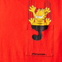 GARFIELD MONEY CLAWS T-SHIRT (RED)