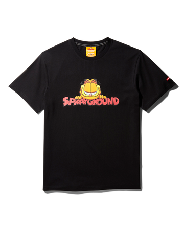 GARFIELD SPRAYGROUND T-SHIRT (BLACK)