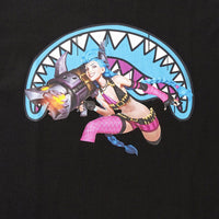 LEAGUE OF LEGENDS JINX SHARKMOUTH T-SHIRT