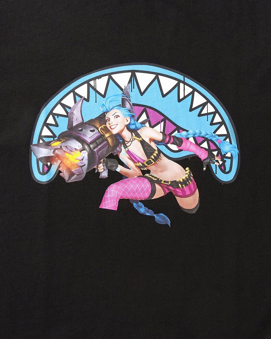 LEAGUE OF LEGENDS JINX SHARKMOUTH T-SHIRT