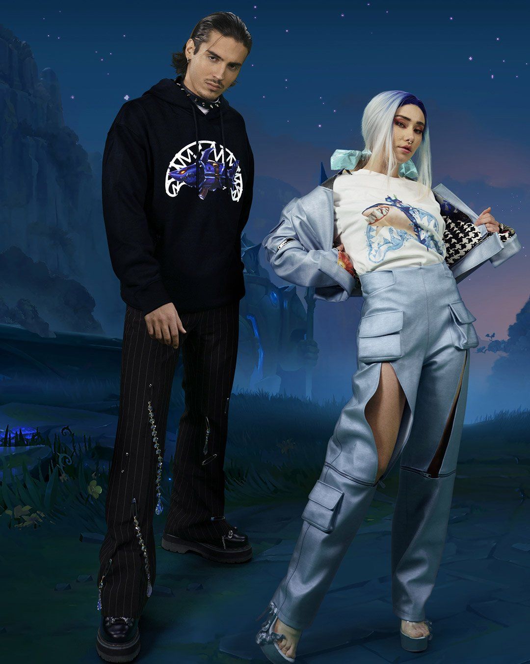 LEAGUE OF LEGENDS JINX SHARK HOODY