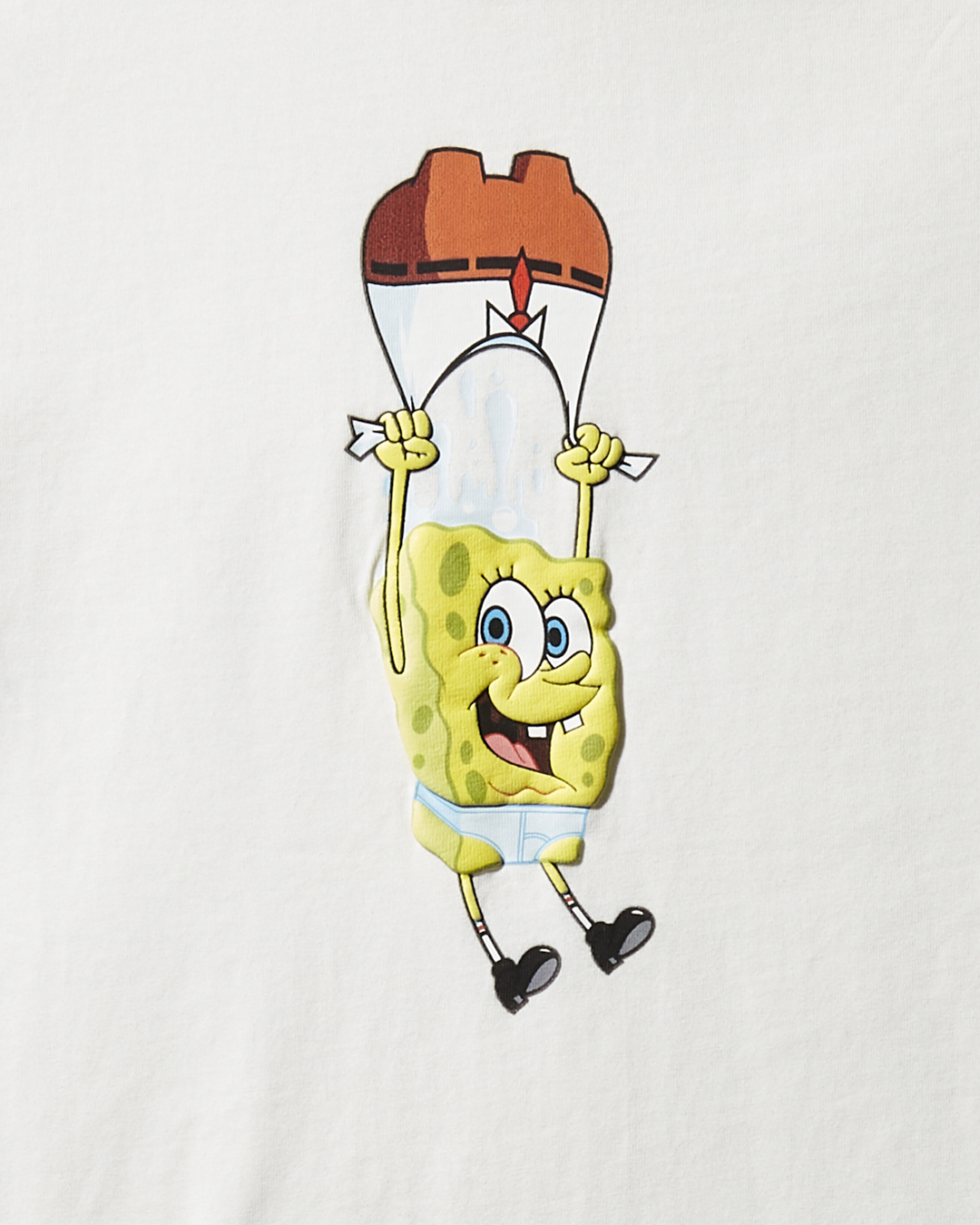 SPONGEBOB ON THE WALL T-SHIRT