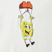 SPONGEBOB ON THE WALL T-SHIRT