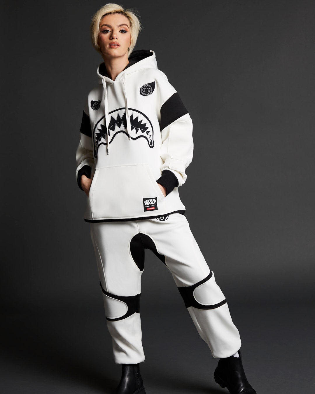 STAR WARS STORM TROOPER SHARK MOUTH HOODY