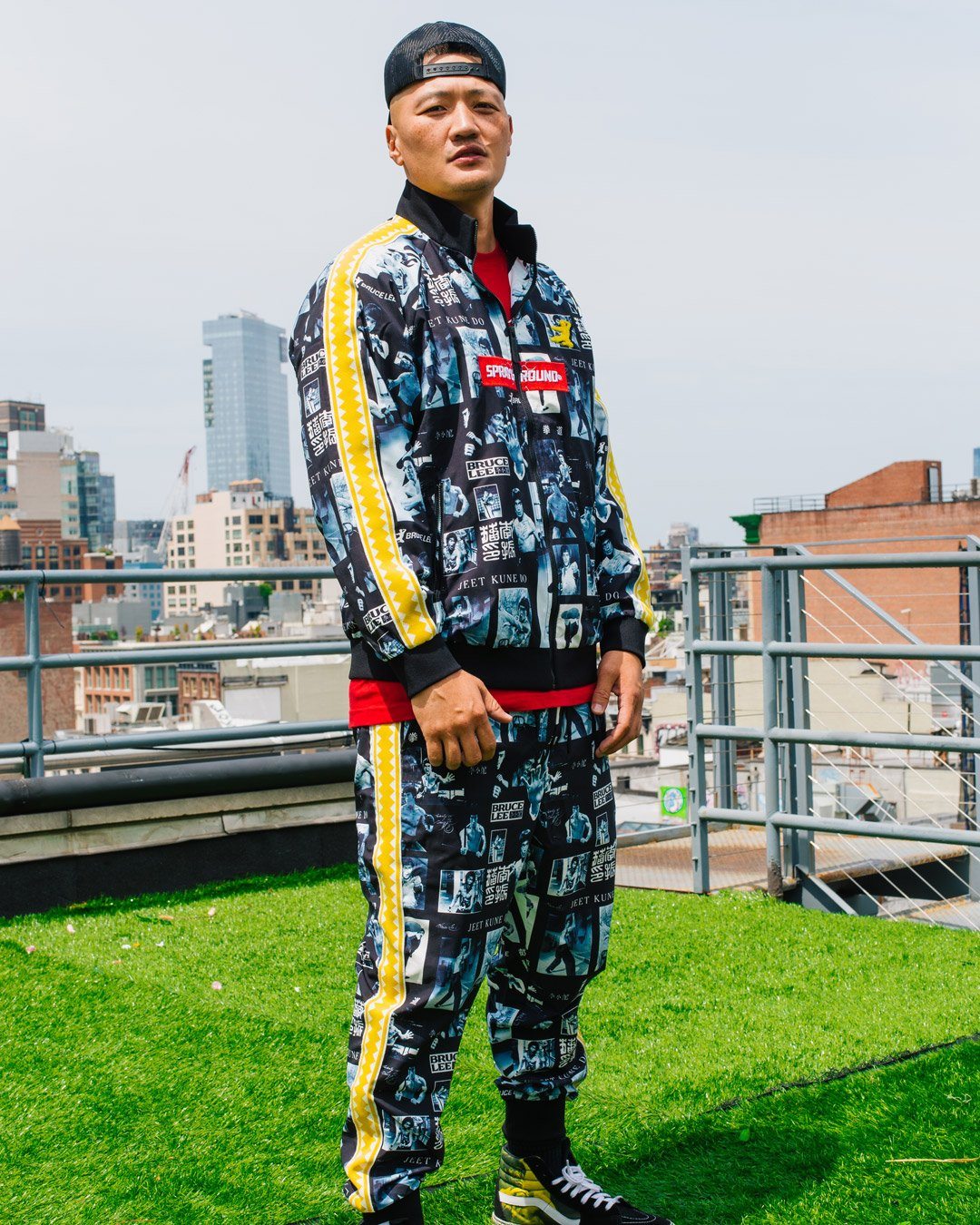 BRUCE LEE ICON TRACKSUIT PANTS