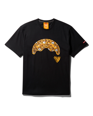 GARFIELD SHARKMOUTH T-SHIRT (BLACK)