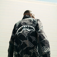 SHARK CHECK WINDBREAKER (BLACK)