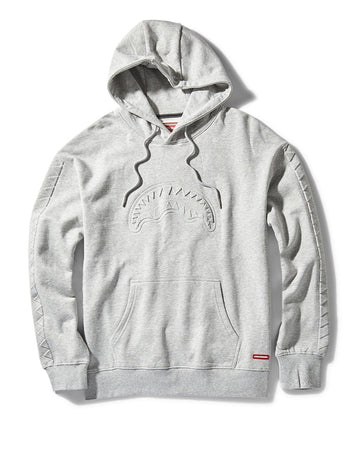 EMBOSSED SHARK HOODY (GRAY)