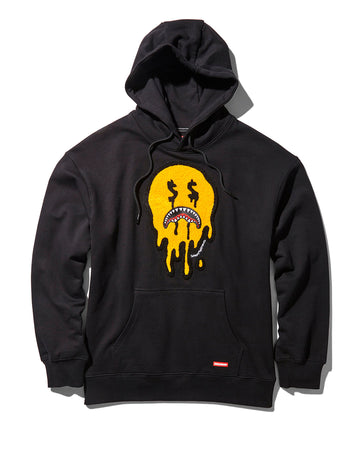 DRIP SHARK SMILEY HOODY (BLACK)