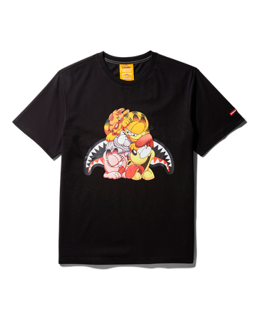 GARFIELD N FRIENDS T-SHIRT (BLACK)