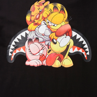 GARFIELD N FRIENDS T-SHIRT (BLACK)