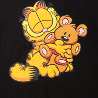 GARFIELD HUGS T-SHIRT (BLACK)