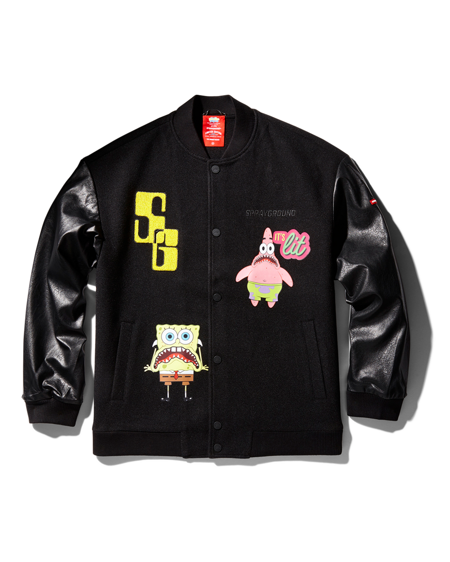 SPONGEBOB VARSITY JACKET