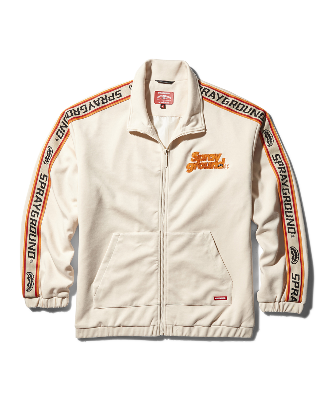 SG ZIP FRONT LOGO JACKET (BEIGE)