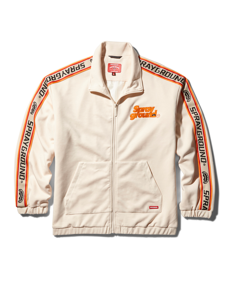 SG ZIP FRONT LOGO JACKET (BEIGE)