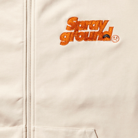 SG ZIP FRONT LOGO JACKET (BEIGE)