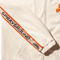 SG ZIP FRONT LOGO JACKET (BEIGE)