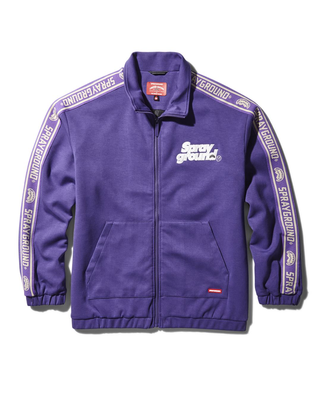 SG ZIP FRONT LOGO JACKET (PURPLE)