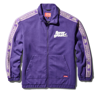 SG ZIP FRONT LOGO JACKET (PURPLE)