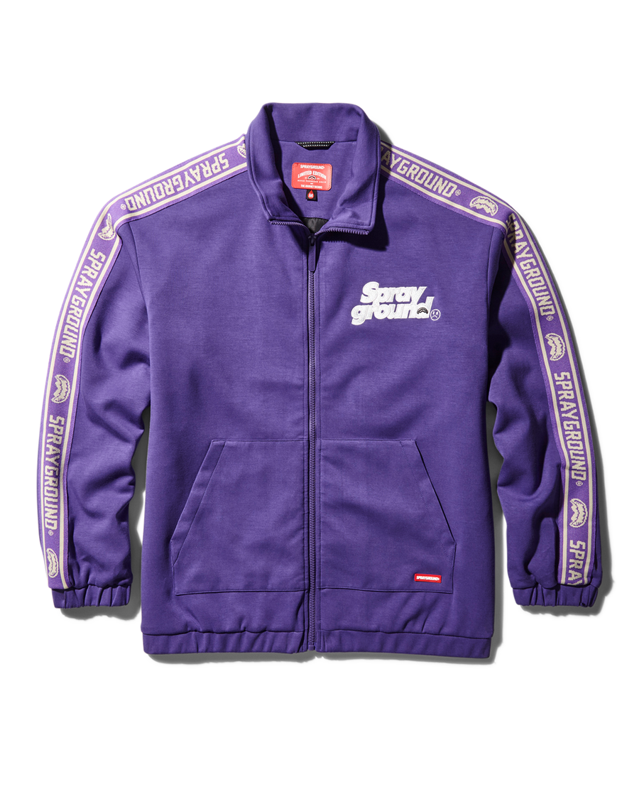 SG ZIP FRONT LOGO JACKET (PURPLE)