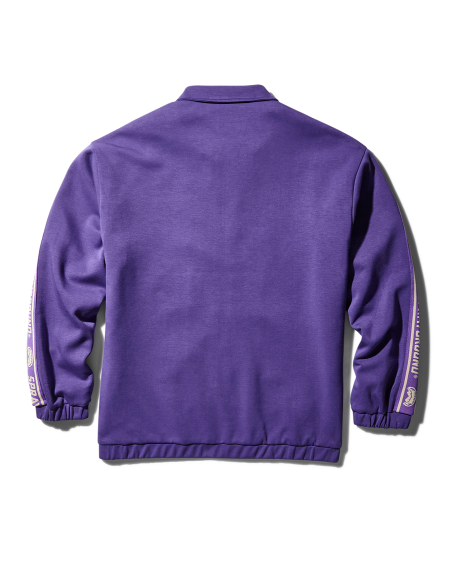 SG ZIP FRONT LOGO JACKET (PURPLE)