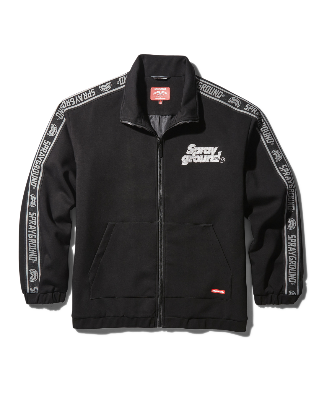 SG ZIP FRONT LOGO JACKET (BLACK)