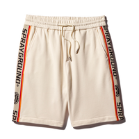 SG LOGO TAPE KNIT SHORTS (BEIGE)