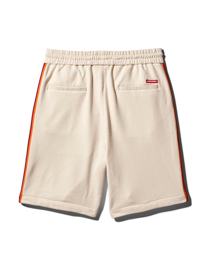 SG LOGO TAPE KNIT SHORTS (BEIGE)