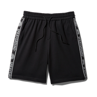 SG LOGO TAPE KNIT SHORTS (BLACK)