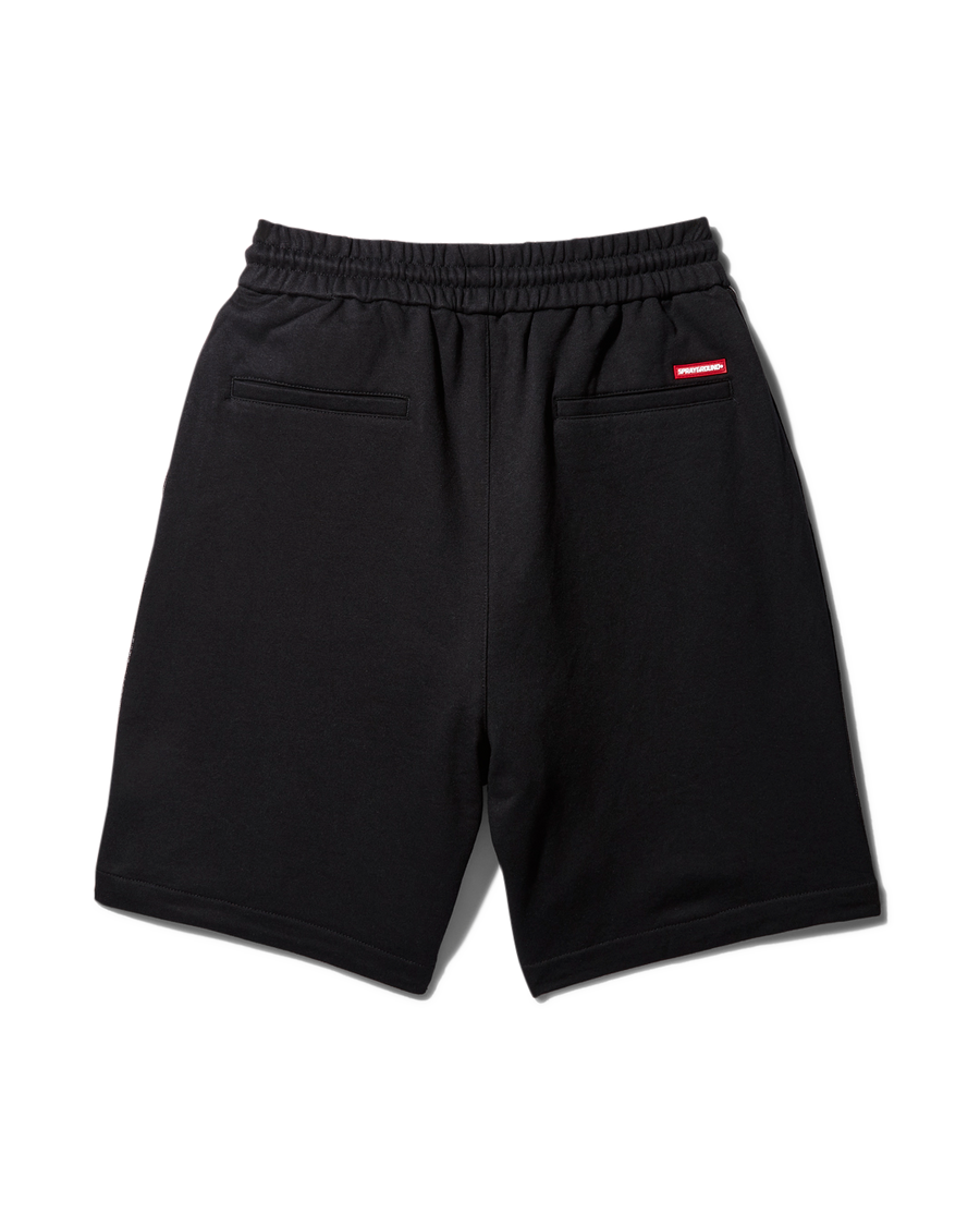 SG LOGO TAPE KNIT SHORTS (BLACK)