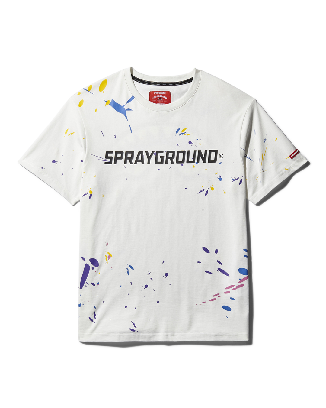 SHARK MOUTH SPLAT T-SHIRT (WHITE)