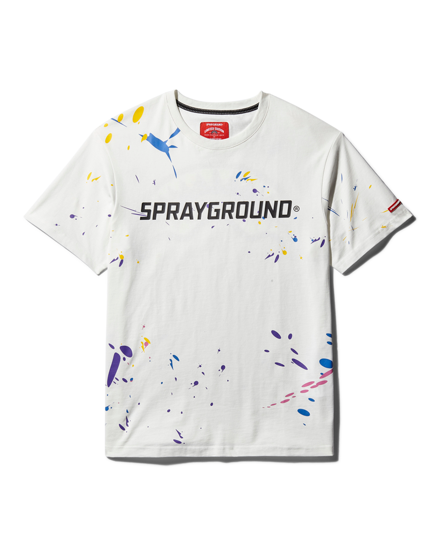 SHARK MOUTH SPLAT T-SHIRT (WHITE)