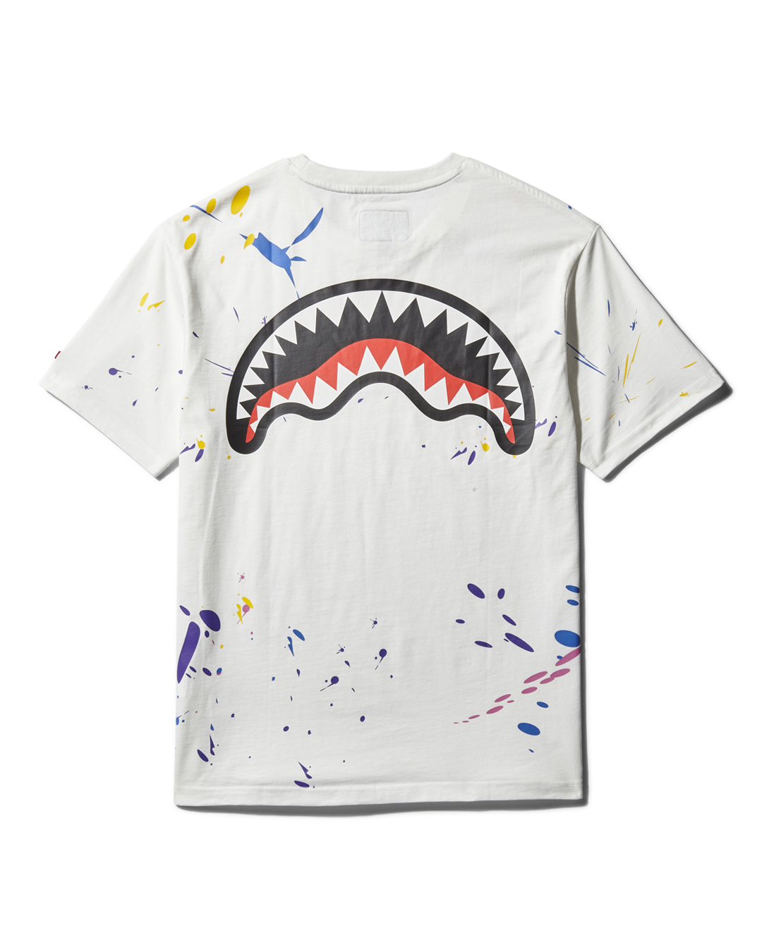 SHARK MOUTH SPLAT T-SHIRT (WHITE)