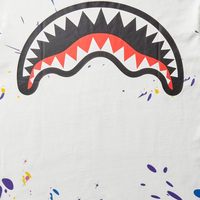 SHARK MOUTH SPLAT T-SHIRT (WHITE)