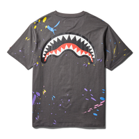 SHARK MOUTH SPLAT T-SHIRT (DARK GRAY)