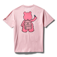 SHARK MOUTH PRINT T-SHIRT (PINK)